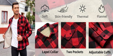 Load image into Gallery viewer, Sherpa Lined Plaid Shirt Jacket
