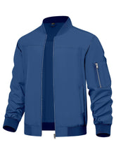 Load image into Gallery viewer, Lightweight Men's Windbreaker Bomber Jacket
