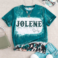 Load image into Gallery viewer, Leopard Letter Summer Tee
