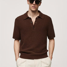 Load image into Gallery viewer, Viscose Knit Polo Top
