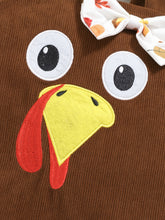 Load image into Gallery viewer, Baby Girls’ Thanksgiving 2-Piece Outfit Set
