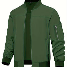 Load image into Gallery viewer, Lightweight Men's Windbreaker Bomber Jacket
