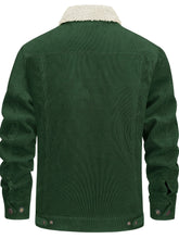 Load image into Gallery viewer, Sherpa-Lined Corduroy Winter Jacket

