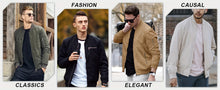 Load image into Gallery viewer, Lightweight Men's Windbreaker Bomber Jacket
