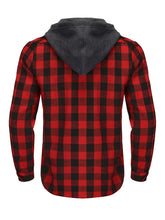 Load image into Gallery viewer, 3-Pack Flannel Hoodie Shirts

