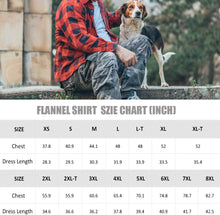 Load image into Gallery viewer, Men&#39;S Flannel Plaid Shirts Long Sleeve Regular Fit Casual Button down Checkered Buffalo Plaid Shirt for Fall Winter
