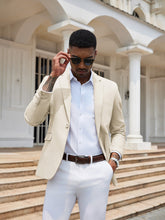 Load image into Gallery viewer, Slim Cotton Woven Blazer
