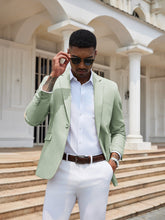 Load image into Gallery viewer, Slim Cotton Woven Blazer
