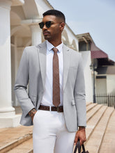 Load image into Gallery viewer, Slim Cotton Woven Blazer
