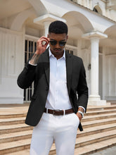 Load image into Gallery viewer, Slim Cotton Woven Blazer
