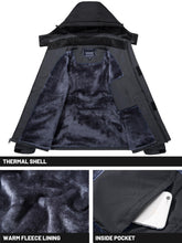 Load image into Gallery viewer, Men’s Fleece-Lined Winter Ski Jacket
