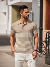 Load image into Gallery viewer, Striped Slim Polo
