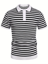 Load image into Gallery viewer, Striped Slim Polo
