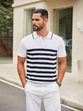 Load image into Gallery viewer, Striped Slim Polo

