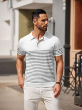 Load image into Gallery viewer, Striped Slim Polo
