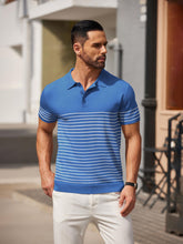 Load image into Gallery viewer, Striped Slim Polo
