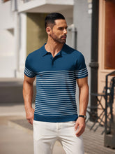 Load image into Gallery viewer, Striped Slim Polo

