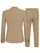 Load image into Gallery viewer, Slim One Button Suit Set
