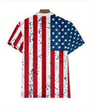 Load image into Gallery viewer, Flag Chain Polo
