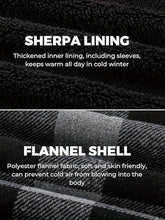 Load image into Gallery viewer, Men’s Heavyweight Plaid Hooded Winter Jacket – 2-Piece Set
