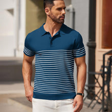 Load image into Gallery viewer, Striped Slim Polo

