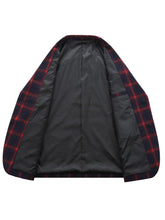 Load image into Gallery viewer, Plaid Summer Woven Blazer
