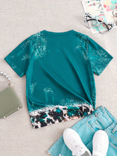 Load image into Gallery viewer, Leopard Letter Summer Tee
