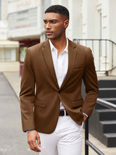 Load image into Gallery viewer, Notch Lapel Knit Blazer
