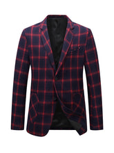 Load image into Gallery viewer, Plaid Summer Woven Blazer
