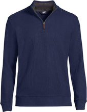 Load image into Gallery viewer, Men&#39;S Bedford Rib Quarter Zip Sweater
