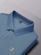 Load image into Gallery viewer, Embossed Alpha Knit Polo

