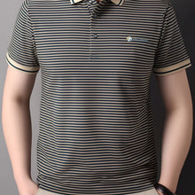Load image into Gallery viewer, Stripe Knit Polo Tops
