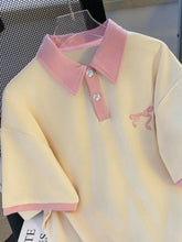 Load image into Gallery viewer, Women Bow Accent Polo
