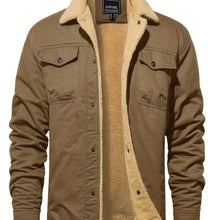 Load image into Gallery viewer, Men’s Cotton Cargo Winter Jacket
