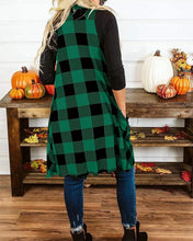 Load image into Gallery viewer, Womens Plaid Open Front Sweaters Sleeveless Duster Cardigans Drape Lightweight Vest Coat with Pockets
