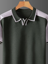 Load image into Gallery viewer, Contour Block Knit Polo
