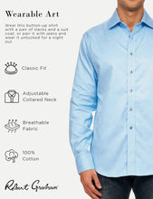 Load image into Gallery viewer, Men’S Windsor Long-Sleeve Shirt, Button-Up Shirt for Men
