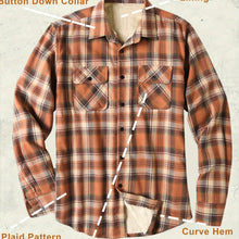 Load image into Gallery viewer, Sherpa Lined Plaid Shirt Jacket
