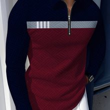 Load image into Gallery viewer, Geo Zip Polo
