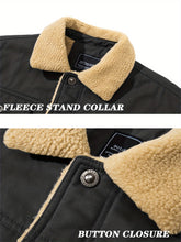 Load image into Gallery viewer, Men’s Cotton Cargo Winter Jacket
