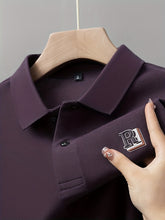 Load image into Gallery viewer, Embossed Alpha Knit Polo
