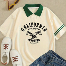 Load image into Gallery viewer, Wild Graphic Polo Top
