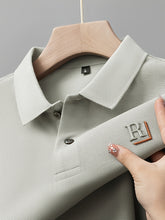 Load image into Gallery viewer, Embossed Alpha Knit Polo
