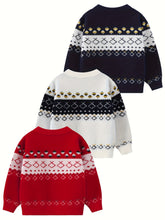 Load image into Gallery viewer, Geo Trio Knit Pullovers
