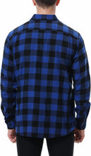 Load image into Gallery viewer, Mens Button down Shirts Regular Fit Long Sleeve Casual Plaid Flannel Shirt
