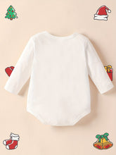 Load image into Gallery viewer, Baby Girl “My 1st Christmas” Winter Romper
