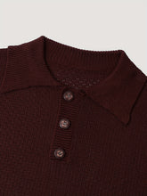 Load image into Gallery viewer, Viscose Knit Polo Top
