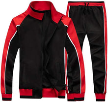 Load image into Gallery viewer, Men&#39;S Tracksuits 2 Piece Outfit Jogging Suits Set Casual Long Sleeve Sports Sweatsuits
