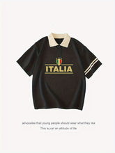 Load image into Gallery viewer, Italia Print Polo

