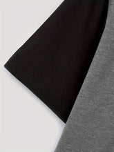 Load image into Gallery viewer, Men’s Rose Color-Block Print T-Shirt
